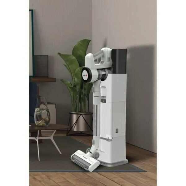 Aspirateur balai 2 en 1 sans fil - FAGOR FG6415 - 300W - Avec base auto nettoyante - Tube Flexible - 3 vitesses - Autonomie 60 min – Image 4
