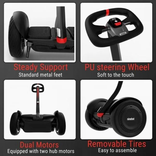 Auto - équilibre Trottinette électrique Segway-Ninebot S-Max-38km maximale-432Wh batterie-4800W moteur-Vitesse d’environ 20km/h – Image 4