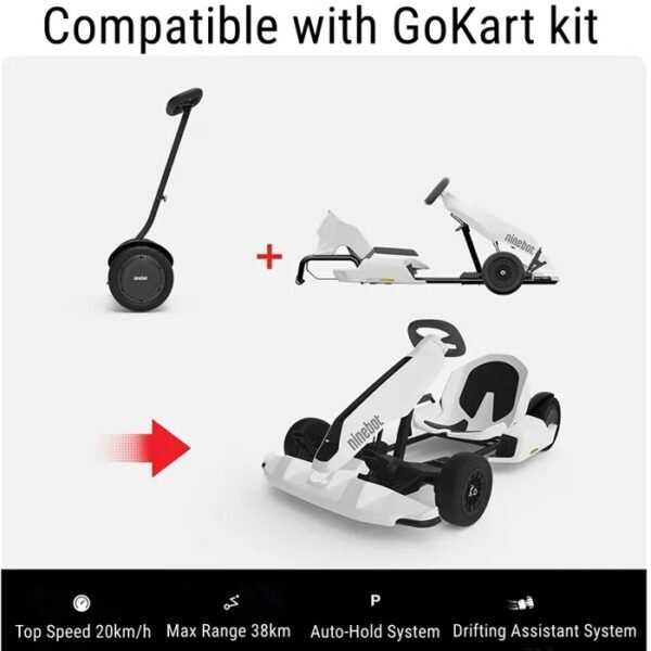 Auto - équilibre Trottinette électrique Segway-Ninebot S-Max-38km maximale-432Wh batterie-4800W moteur-Vitesse d’environ 20km/h – Image 3
