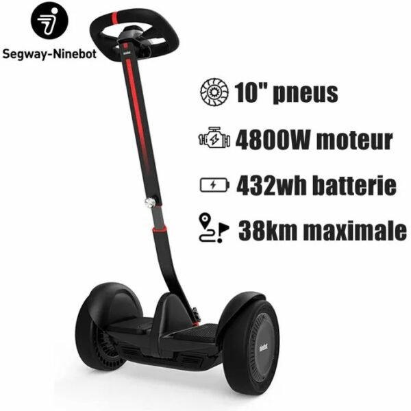 Auto - équilibre Trottinette électrique Segway-Ninebot S-Max-38km maximale-432Wh batterie-4800W moteur-Vitesse d’environ 20km/h