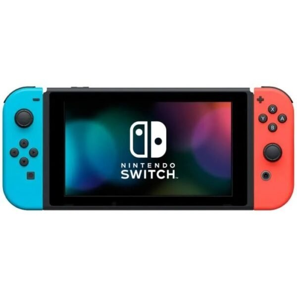 Console Nintendo Switch • Bleu Néon & Rouge Néon + Splatoon 2 (Code) – Image 7