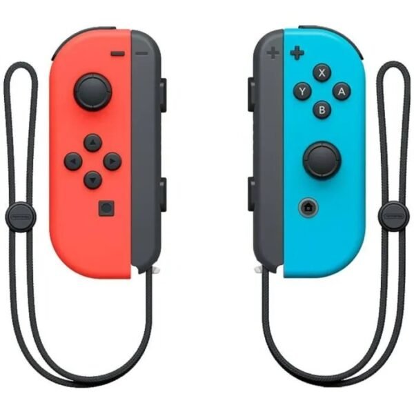 Console Nintendo Switch • Bleu Néon & Rouge Néon + Splatoon 2 (Code) – Image 4