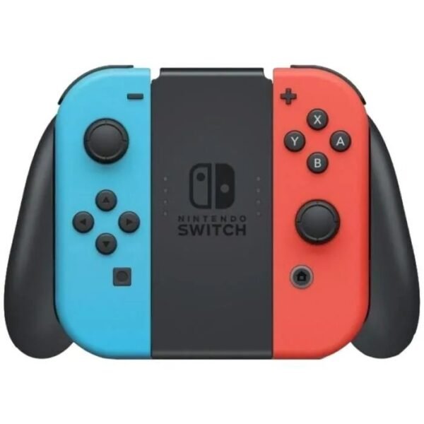 Console Nintendo Switch - Modèle OLED • Bleu Néon & Rouge Néon + Mario Kart 8 Deluxe (Code) + 3 mois d'abonnement NSO (Code) – Image 3