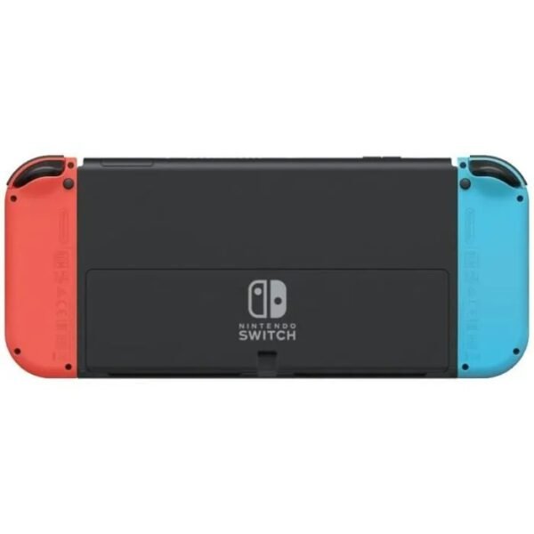 Console Nintendo Switch - Modèle OLED • Bleu Néon & Rouge Néon + Mario Kart 8 Deluxe (Code) + 3 mois d'abonnement NSO (Code) – Image 5
