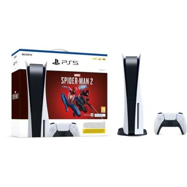 Console PlayStation 5 - Édition Standard + Marvel's Spider-Man 2 (code dans la boîte) – Image 9