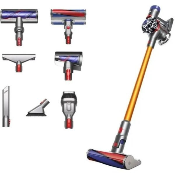 DYSON V8 Absolute - Aspirateur Balai sans fil - 115 AW d'aspiration - Autonomie jusqu'à 40 min