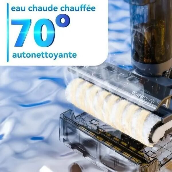 JONR ED12 Pro Aspirateur Eau et Poussière , Aspirateur sans Fil 4 en 1,Autonettoyant,40 Minutes,pour Sols Durs – Image 7