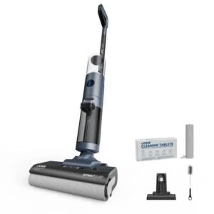 JONR ED12 Pro Aspirateur Eau et Poussière , Aspirateur sans Fil 4 en 1,Autonettoyant,40 Minutes,pour Sols Durs