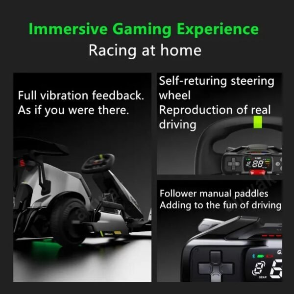 Kart Électrique Ninebot Gokart Pro 2 - Max Moteur 4800W - Batterie 63V 432Wh - 25km Autonomie Maximale - 1.02G Accélération - Kart – Image 4