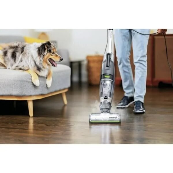 NEW BISSELL CrossWave Hydrosteam PET Select - Nettoyeur Vapeur Filaire - Sols durs et tapis - Auto-Nettoyage - Éclairage du Sol – Image 4