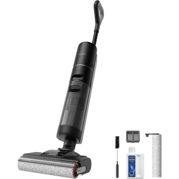 NEW DREAME H12 PRO ULTRA - Aspirateur Eau et poussière - Nettoyage Auto Double Rotation - Aspiration 16 kPa - Brosse 2 Bords