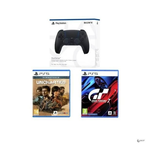 Pack Console PlayStation 5 - Horizon Forbidden West + Manette DualSense Noir + GT7 PS5 + Uncharted PS5 – Image 2