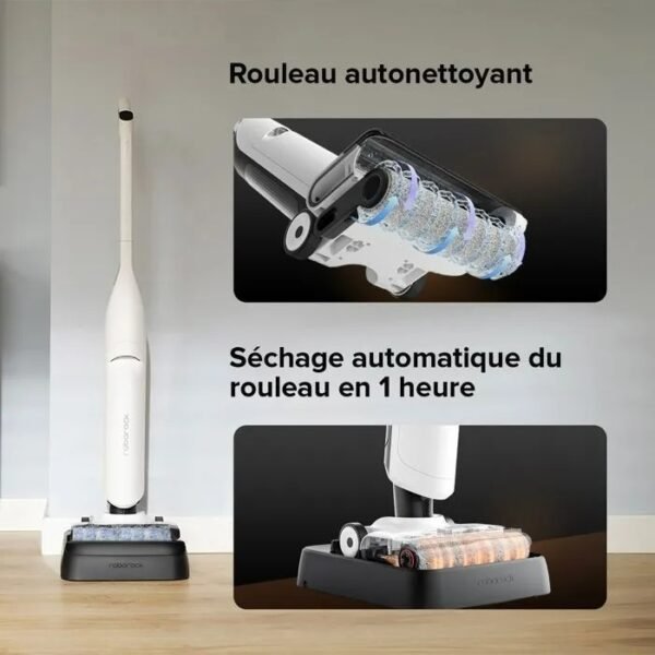 Roborock Flexi Lite -Aspirateur Balai Laveur Sec et Humide -17000Pa - Conception FlatReach™ et légère-Auto-Nettoyage et Séchage – Image 5
