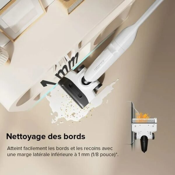 Roborock Flexi Lite -Aspirateur Balai Laveur Sec et Humide -17000Pa - Conception FlatReach™ et légère-Auto-Nettoyage et Séchage – Image 4