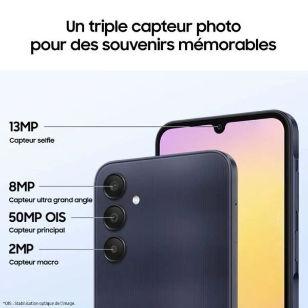 Samsung Galaxy A25 Smartphone 128 Go 5G – Image 6