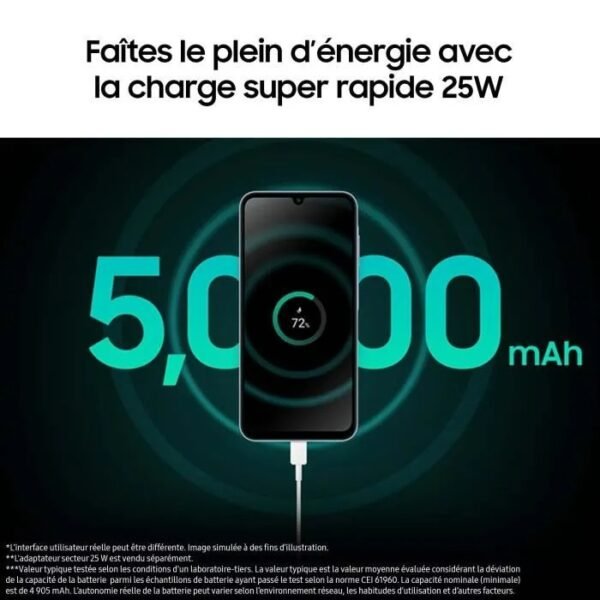 Samsung Galaxy A25 Smartphone 128 Go 5G – Image 4