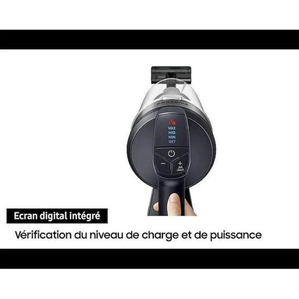 SAMSUNG Jet 75E Complete VS20B75CR5 - Aspirateur Balai sans Fil - Puissance 200 AW - Autonomie 60 min - Station murale - 3 brosses – Image 2