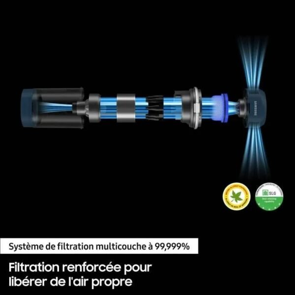 SAMSUNG Jet 95 Premium VS20C95EFTB - Aspirateur balai - 580 W - Bleu – Image 5